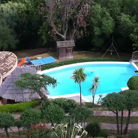 Vue En Avec Piscine Feriehus *